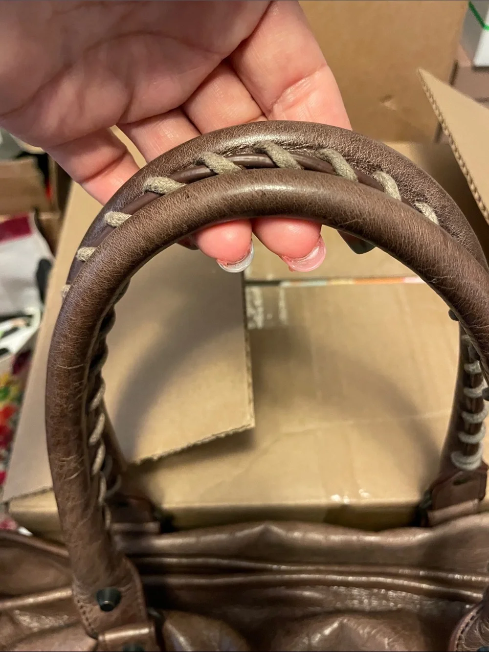 Balenciaga City Agneau Tote Bag